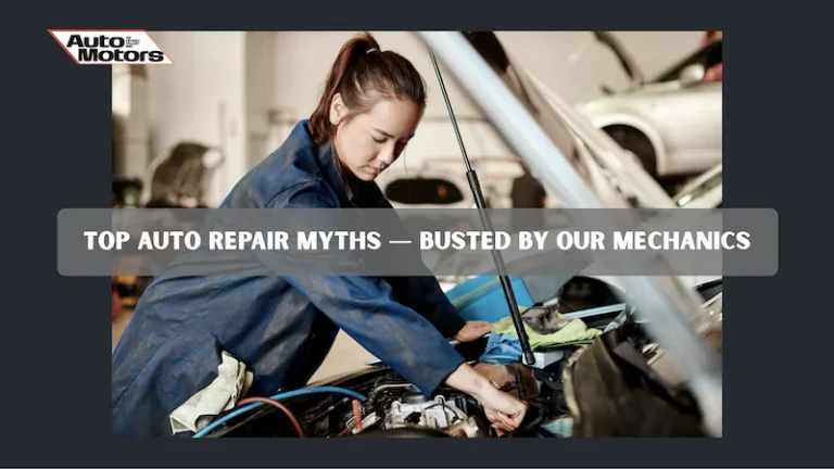 Auto repair myths busted blog cover