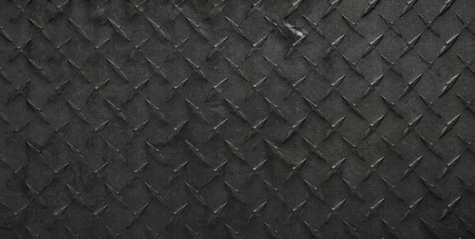 Dark diamond plate steel texture